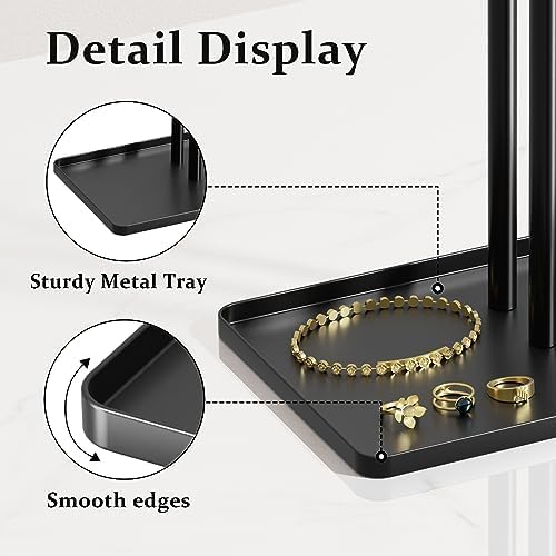 Gold 3-Tier Jewelry Stand Organizer