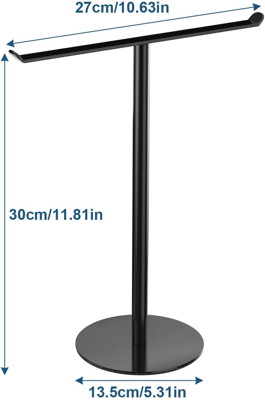 T-Shape Hand Towel Holder for Bathroom Vanity