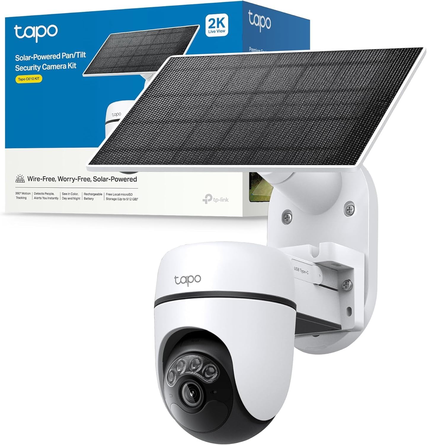 TP-Link Tapo C100 Smart Home Security WiFi Camera - 1080p Full HD