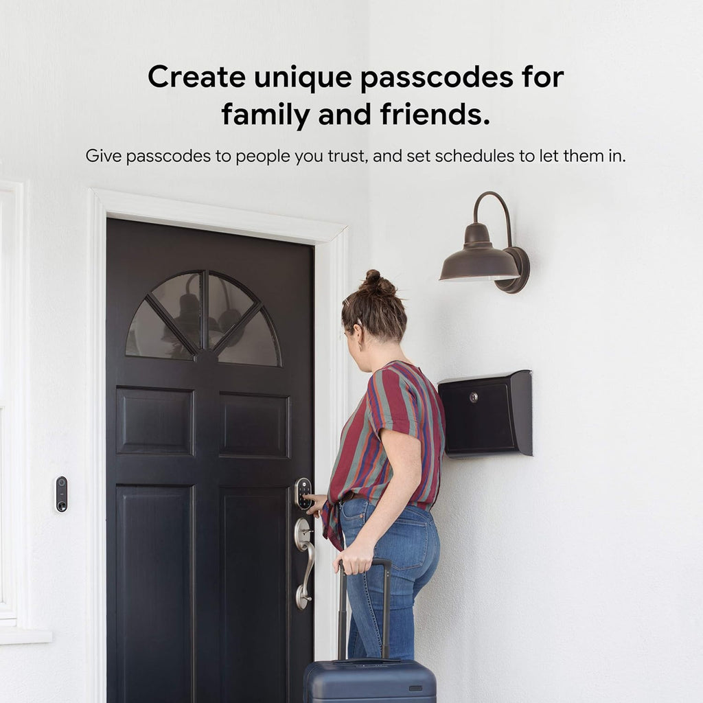 Google Nest x Yale Smart Lock - Keyless Deadbolt Entry with Keypad