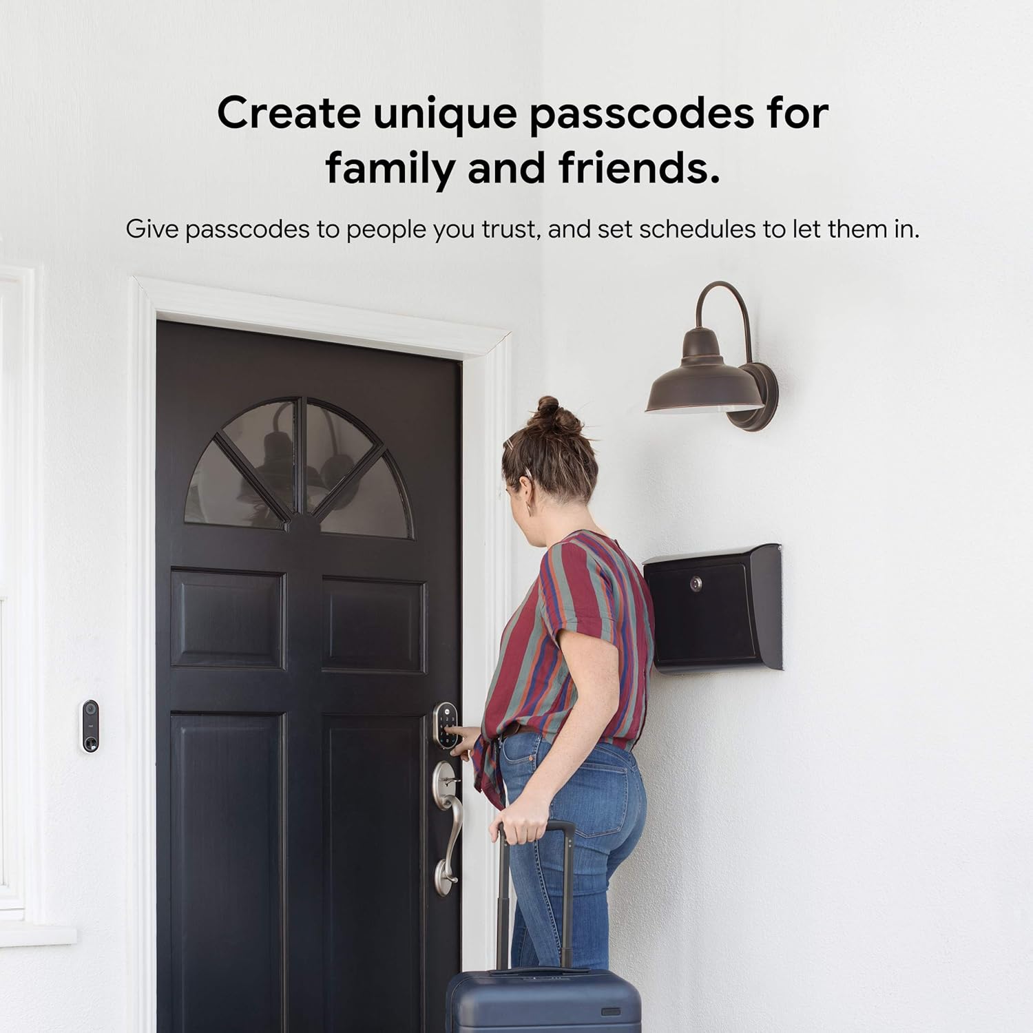 Google Nest x Yale Smart Lock - Keyless Deadbolt Entry with Keypad