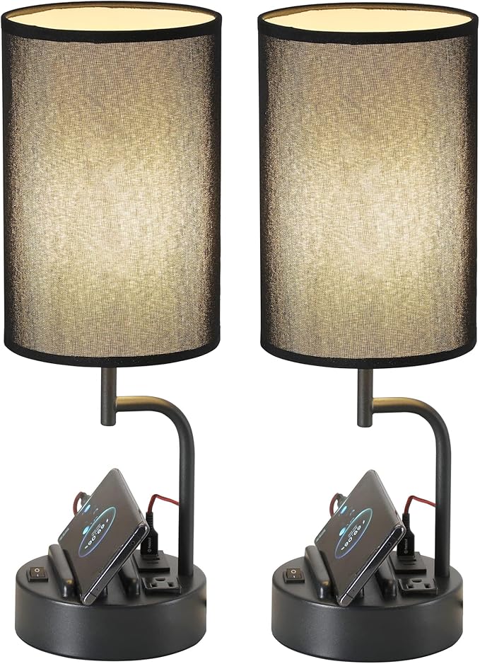 Dream Holder Table Lamp – Smart Charging &amp; Modern Style