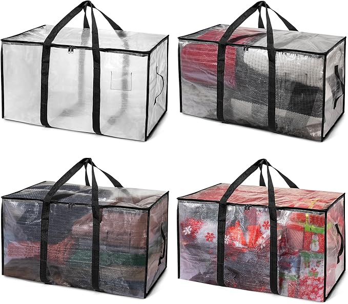 ClearSpace Oversized Moving Bags or Storage Bag – Large Moving Boxes with Backpack Straps